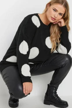 Knitted Polka Dot Jumper