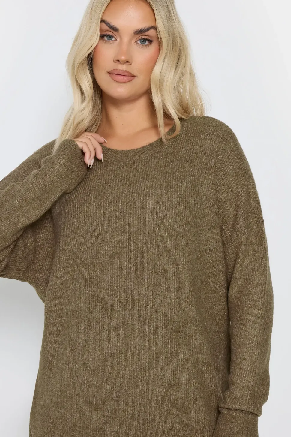 Knitted Tunic Jumper Dress