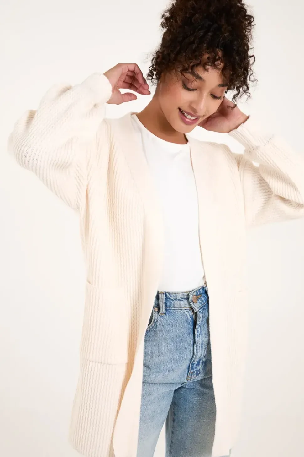 Knit Two Pocket Cardigan