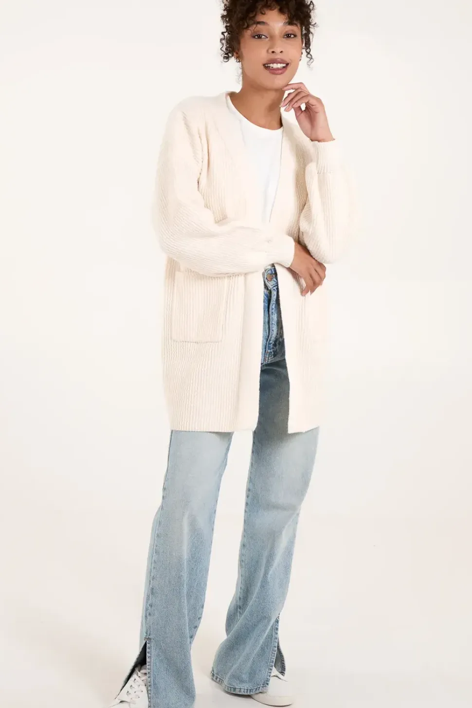 Knit Two Pocket Cardigan