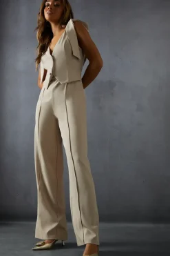 Knot Detail Sling Back Low Heels