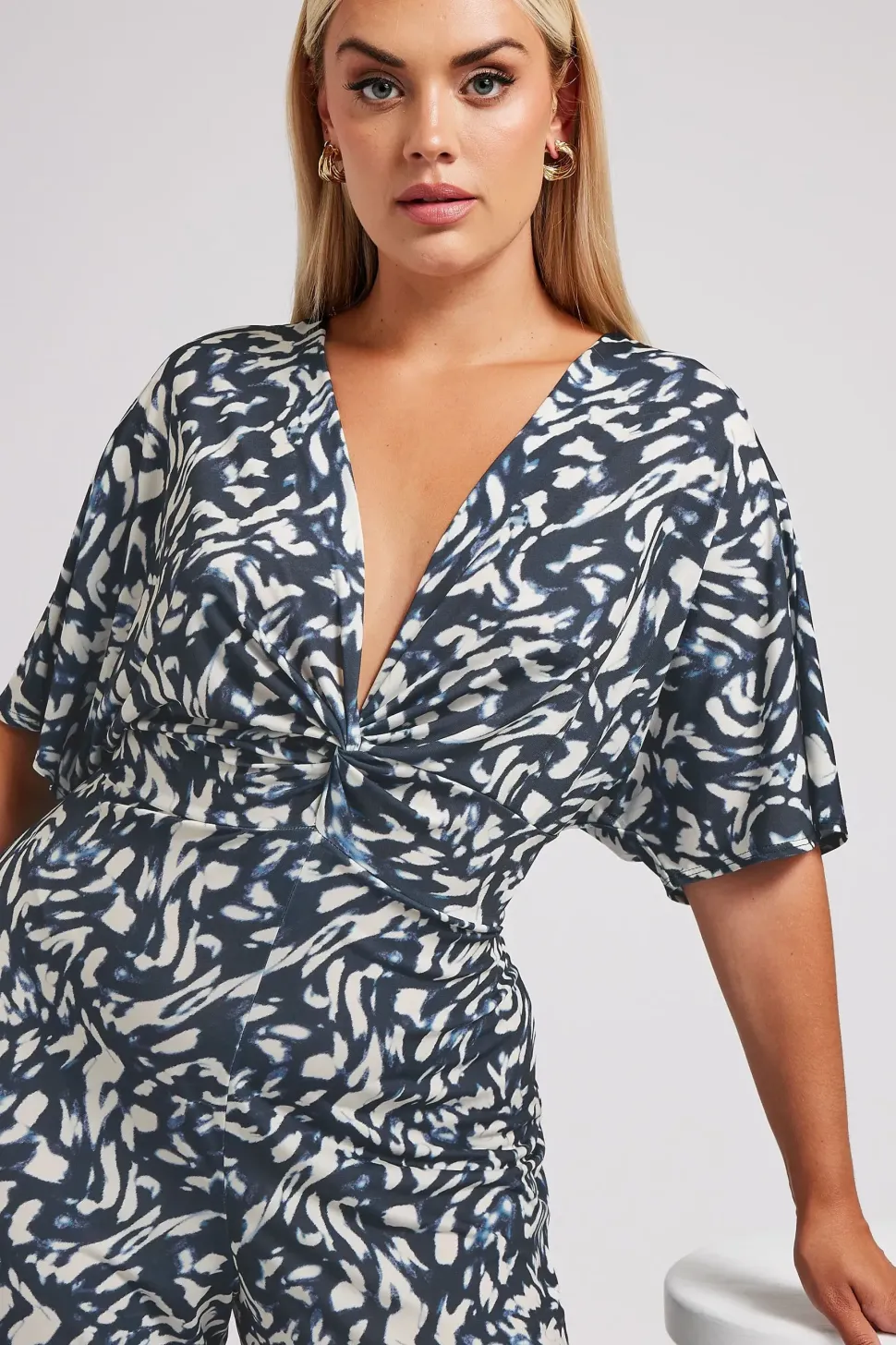 Knot Front Jumpsuit
