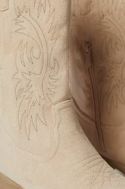 Kobi Stitch Detail Western Cowboy Calf Boots