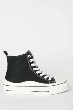 Kourtney Lace Up High Top Trainers