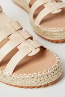Kristen Gladiator Espadrille Wedges