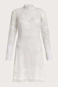 Krystyna Embroidered Short Bridal Dress