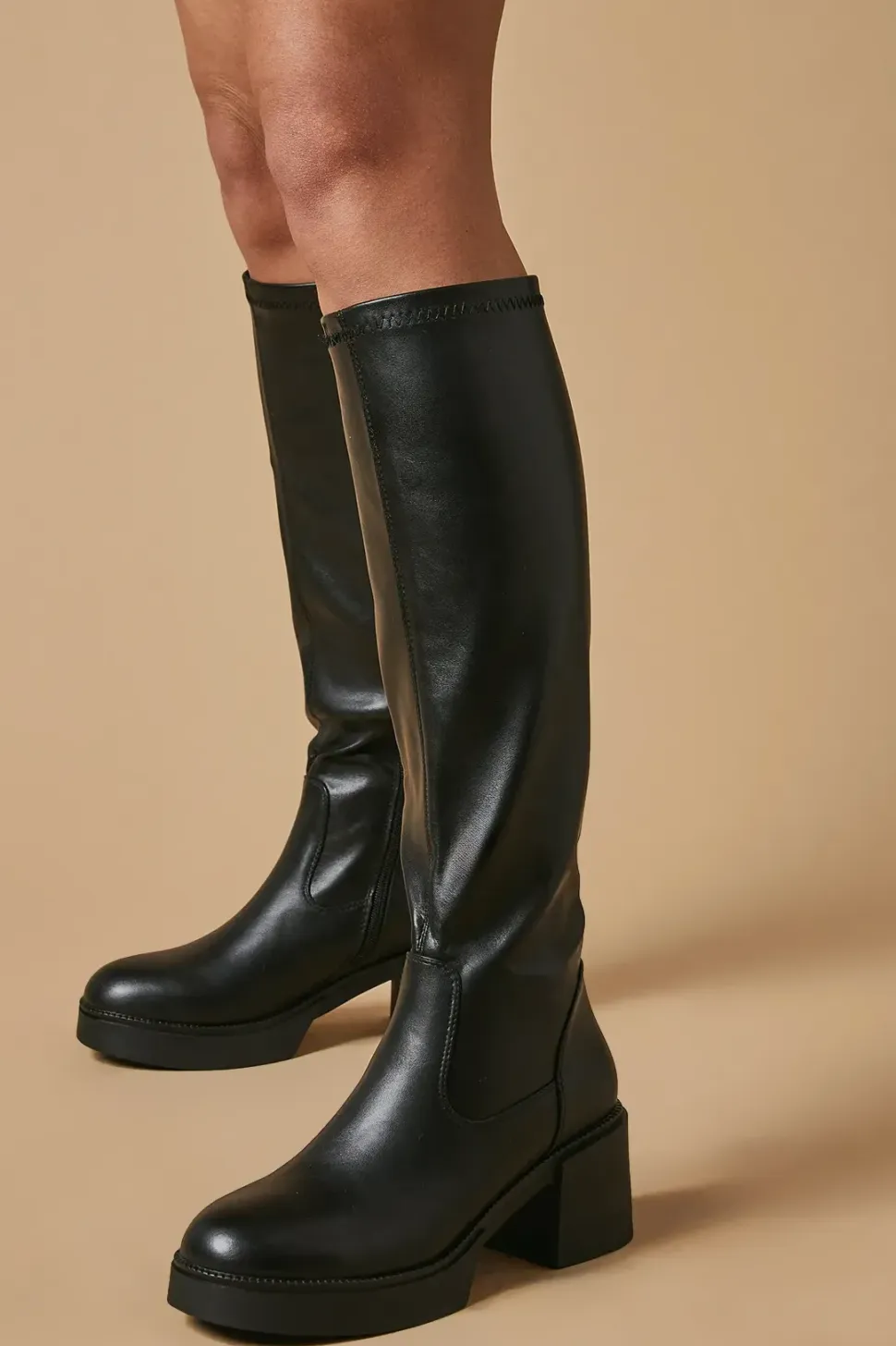 Kylin Chunky Full Stretch Knee Boot