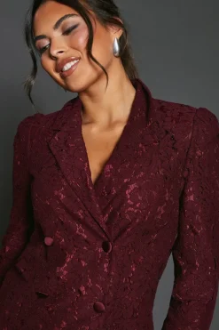 Lace Blazer Dress