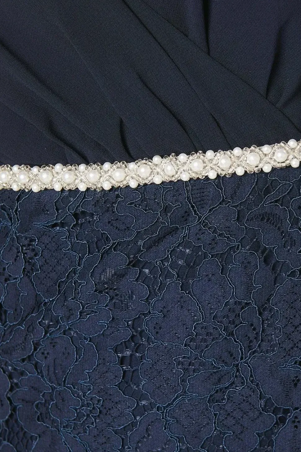 Lace Chiffon Cape Pencil Dress