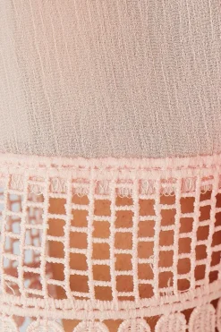 Lace Cuff Overlay Top