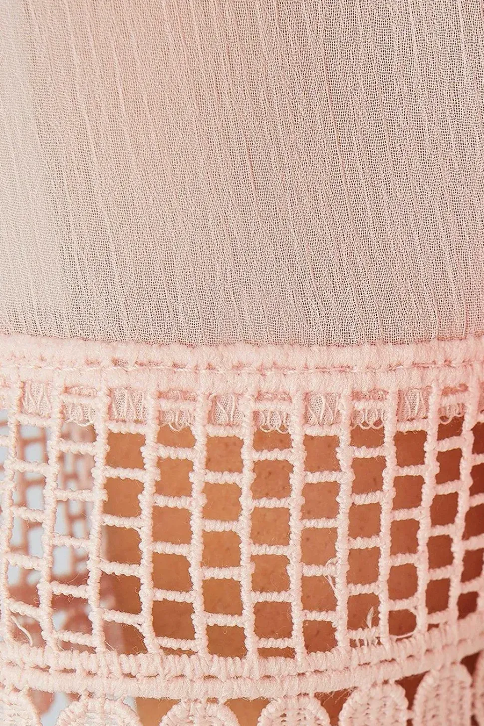 Lace Cuff Overlay Top