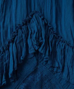 Lace Godet Maxi Skirt