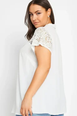 Lace Insert Blouse