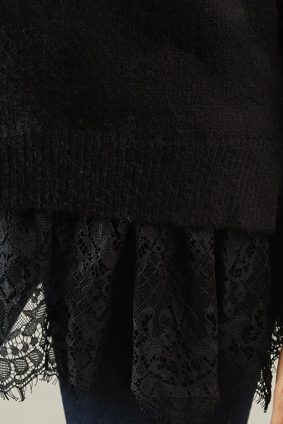 Lace Insert 2 In 1 Jumper