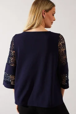 Lace Sleeve Blouse