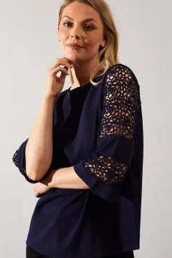 Lace Sleeve Blouse