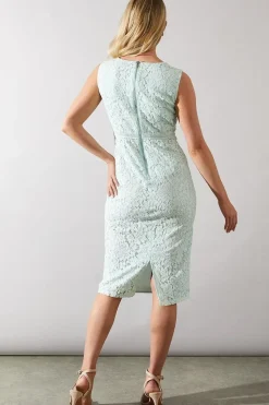 Lace Sleeveless Midi Dress