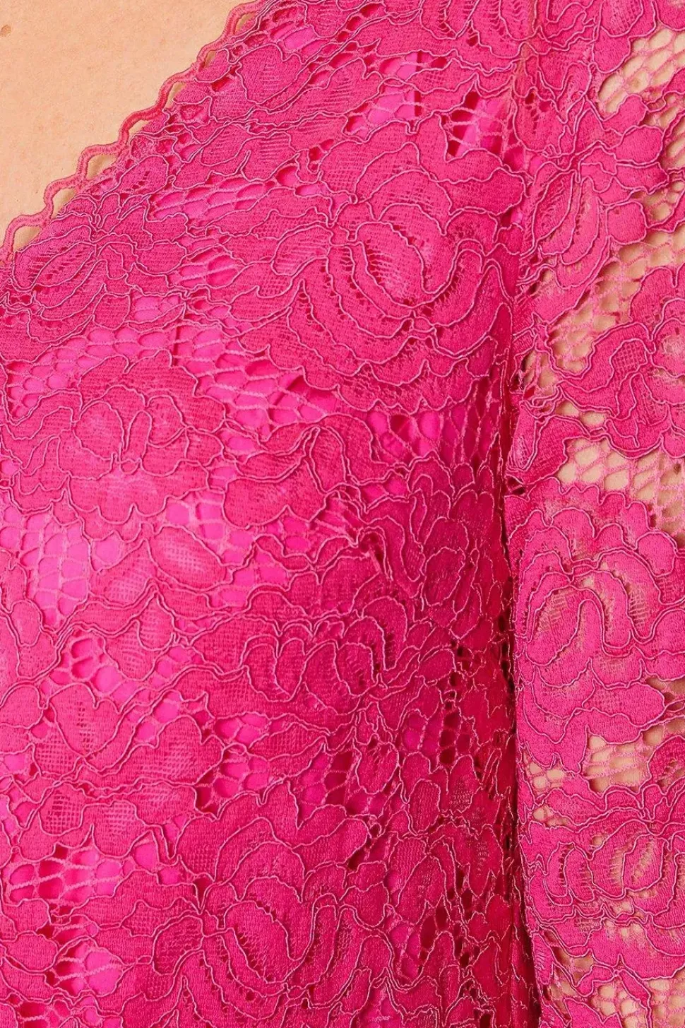 Lace ¾ Sleeve Shift Dress