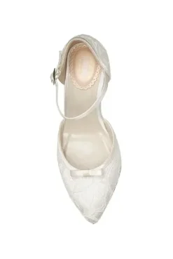 Lace 'Devotion' Mid Heel Stiletto Pointed Shoes