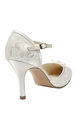 Lace 'Devotion' Mid Heel Stiletto Pointed Shoes