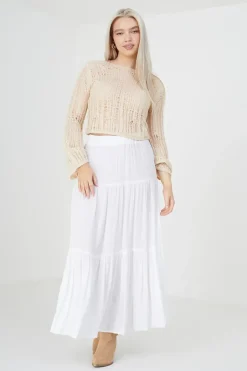 Ladder Stitch Crew Neck Jumper