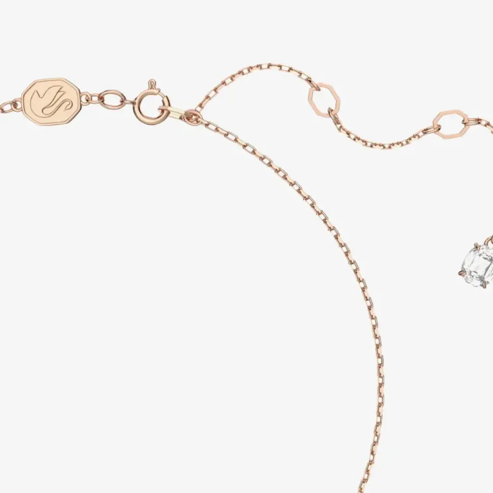 Ladies Constella Rose Gold-Plated Halo Necklace 5636272