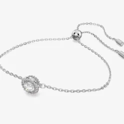 Ladies Constella Round Halo Toggle Bracelet 5636266