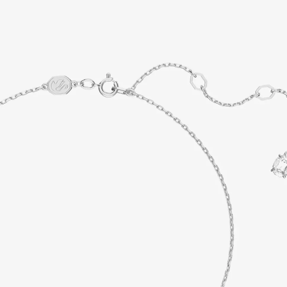 Ladies Constella Silver Cubic Zirconia Necklace 5636706