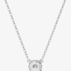 Ladies Constella Silver Cubic Zirconia Necklace 5636706