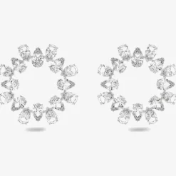 Ladies Millenia Crystal Halo Stud Earrings 5601509
