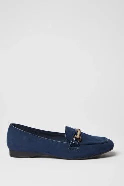 Layel Comfort Snaffle Detail Square Toe Loafers