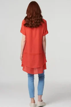 Layered Longline Tunic Top