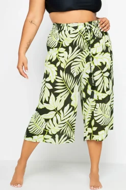 Leaf Print Culottes
