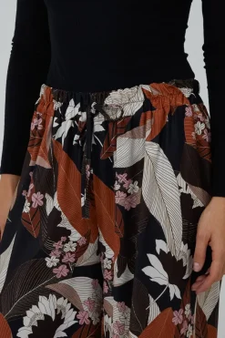 Leaf Print Trouser