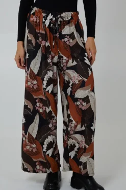Leaf Print Trouser