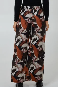 Leaf Print Trouser