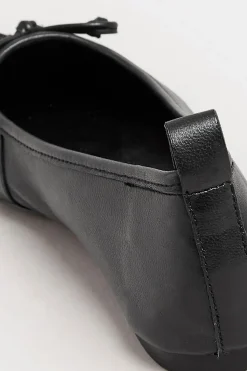 Leather Ballerina Pumps