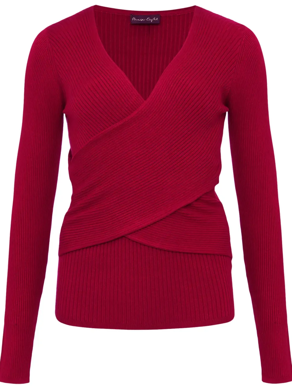Lelyah Wrap Knit Top-