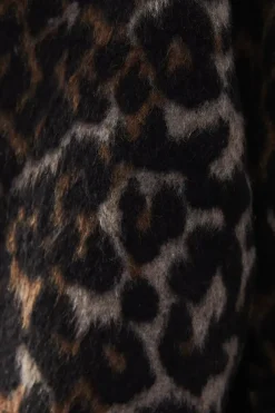 Leopard Print Blouson Bomber Jacket