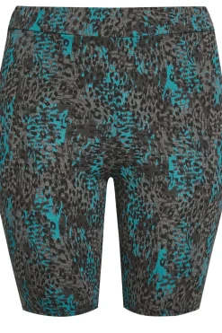 Leopard Print Cycling Shorts