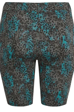 Leopard Print Cycling Shorts