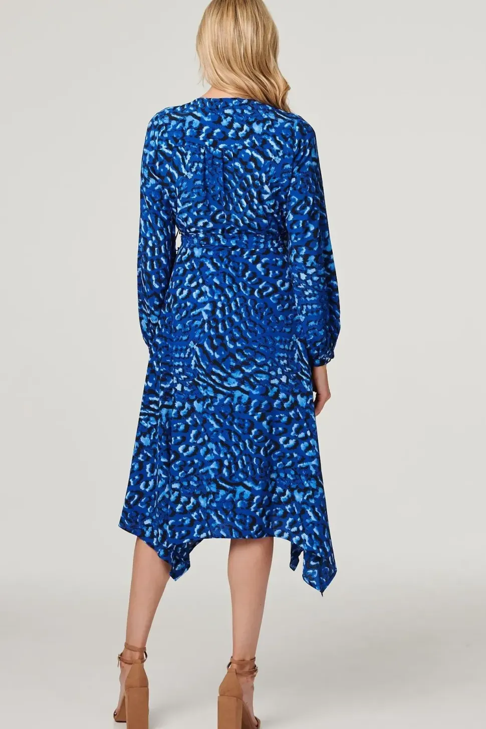 Leopard Print Hanky Hem Dress