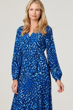 Leopard Print Hanky Hem Dress