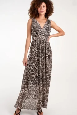 Leopard Print Maxi Dress