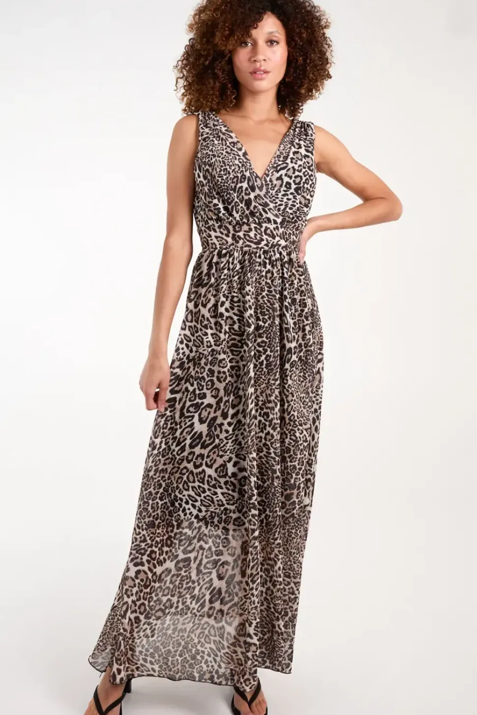 Leopard Print Maxi Dress