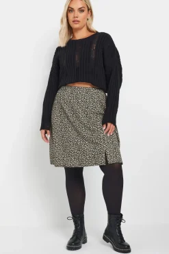 Leopard Print Mini Skirt