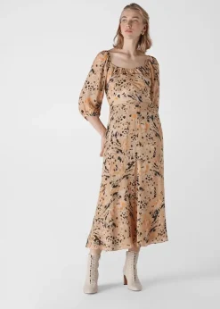 Leopard Print Silk Dress-Animal Print