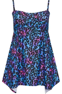 Leopard Print Tankini Top