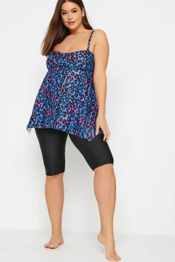 Leopard Print Tankini Top