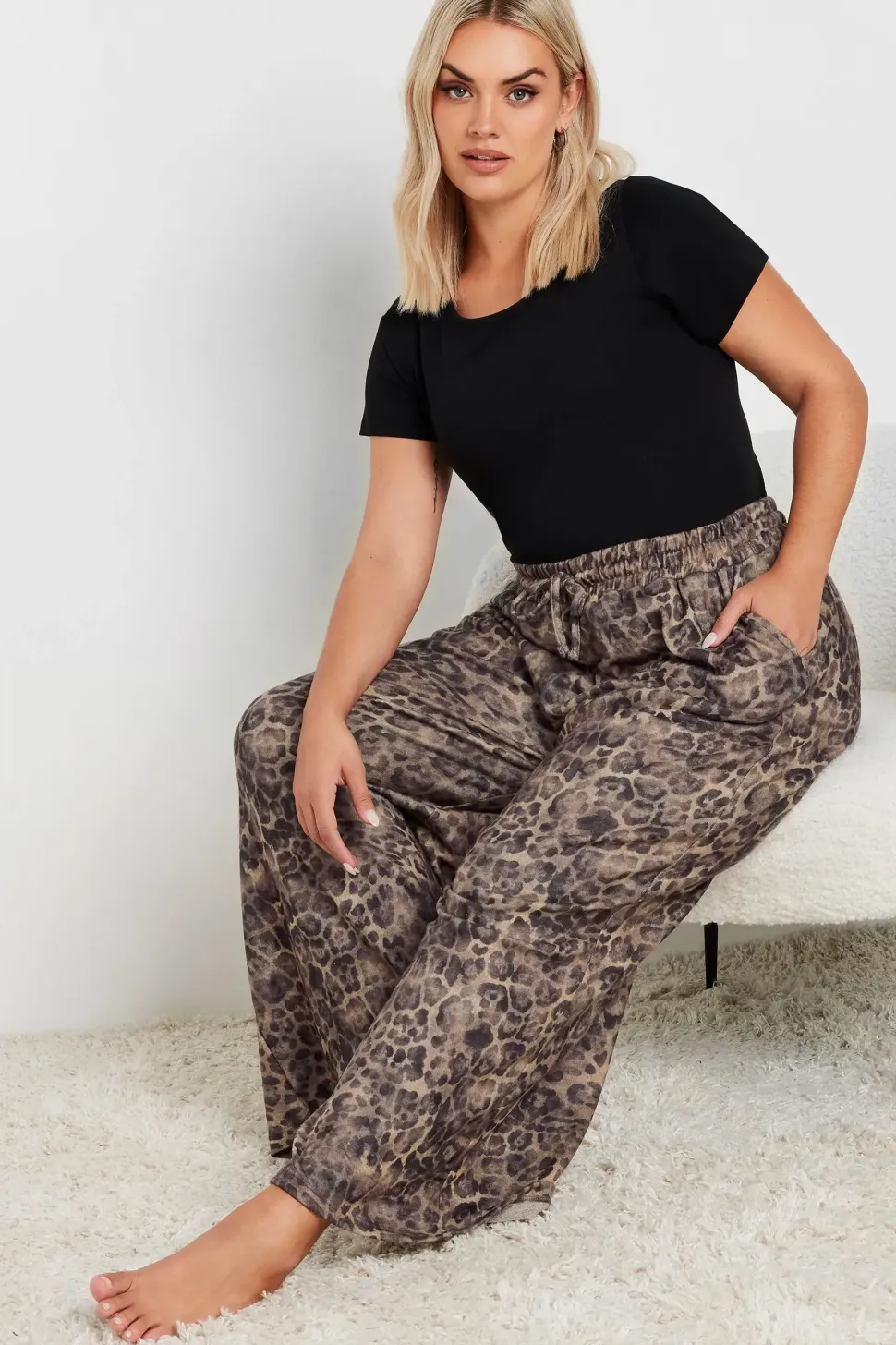 Leopard Print Trousers